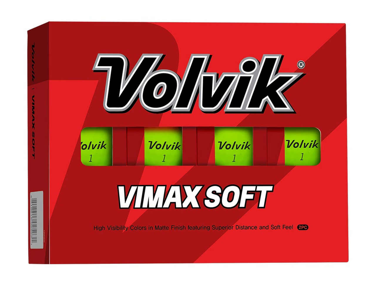 Front of Volvik Vimax Soft Golf Balls Box