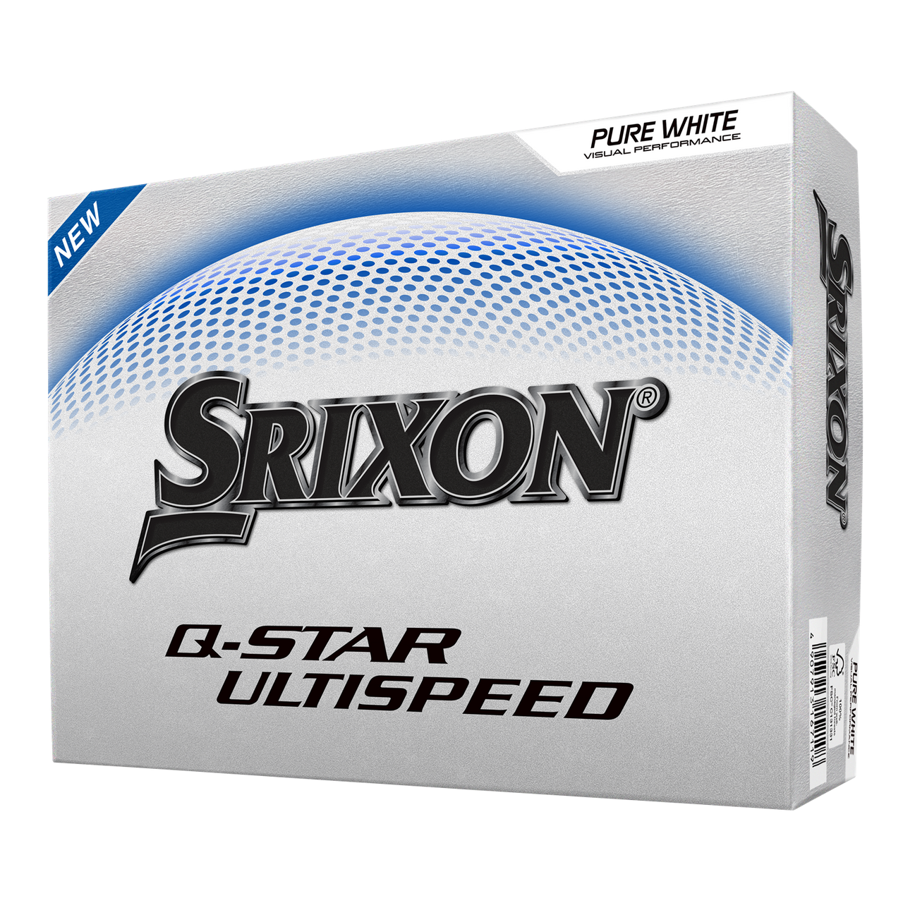 Silver and Blue Golf Ball Dozen Box